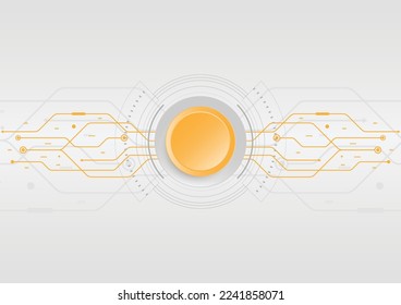 Various technology elements Hi-tech communication concept innovation background