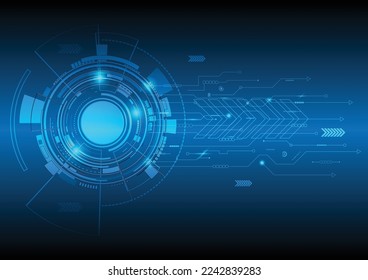 Various technology elements Hi-tech communication concept innovation background