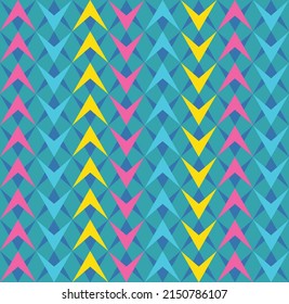 Various textures designed with geometric shapes. Whether they are brought together to study, alternating zigzags to create new patterns