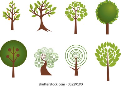 Various tree designs