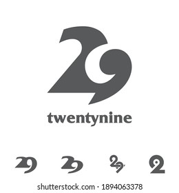 Various of Twenty Nine symbols for commercial use