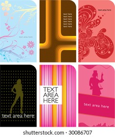 Various type of business card