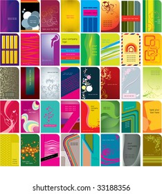 Various type of business card design