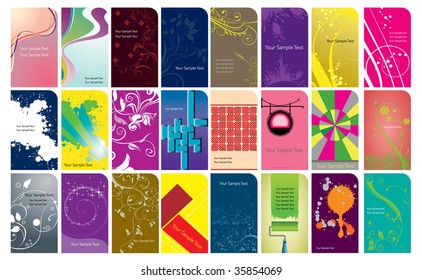 Various type of business card design