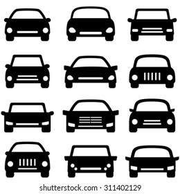 Various types of cars and autos
