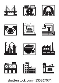 Various types of construction - vector illustration