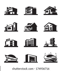 Various types of construction - vector illustration