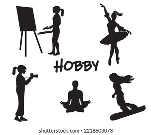 Various types of hobbies for people