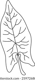 various types of leaf line art vector

suitable for printing on books, clothes or other designs.