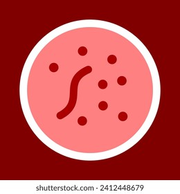 diversos tipos de bacterias y virus microbianos