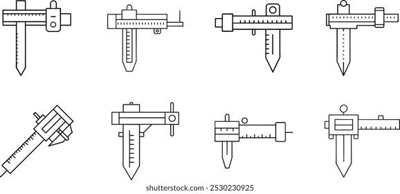 Various Types of Vernier Caliper Measurement Tools