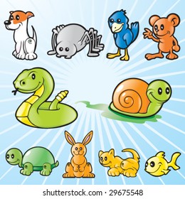 Various Vector animals