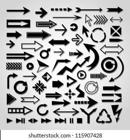 Various vector arrows.