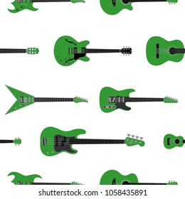 various vector guitars pattern