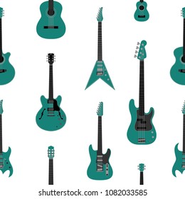 Various Vector Guitars Pattern