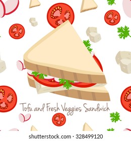 Various vegetables icons set seamless pattern vector illustration