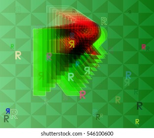 various vision in appearance, R Alphabet beside class structure
