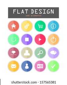 various web icons with special design