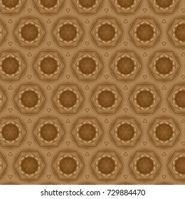 Various wooden pattern tile flooring consists of mosaic background