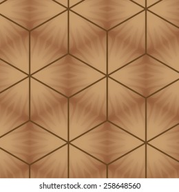 Various wooden tile flooring consists of mosaic background