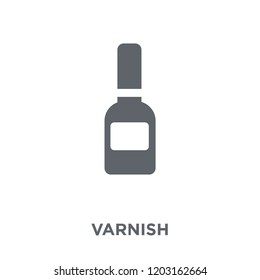 varnish icon. varnish design concept from Hygiene collection. Simple element vector illustration on white background.