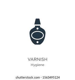 Varnish icon vector. Trendy flat varnish icon from hygiene collection isolated on white background. Vector illustration can be used for web and mobile graphic design, logo, eps10