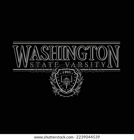 Varsity Athletic Vector Graphic Logo