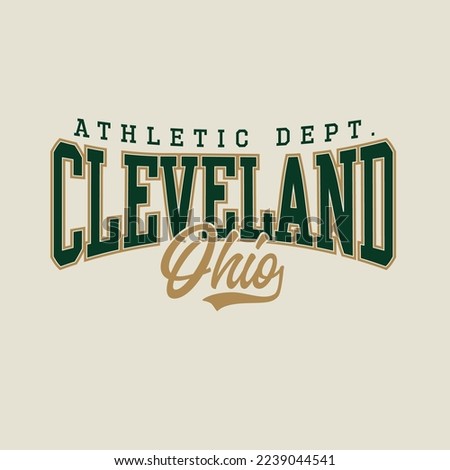 Varsity Athletic Vector Graphic Logo