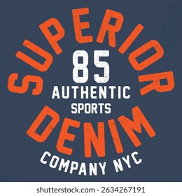 Varsity College T-Shirt Graphic Vector Illustration