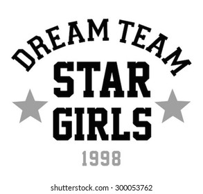 varsity graphic for t-shirt