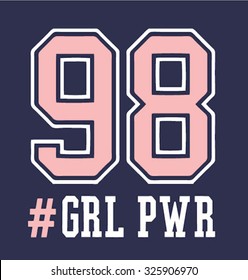varsity graphic for t-shirt