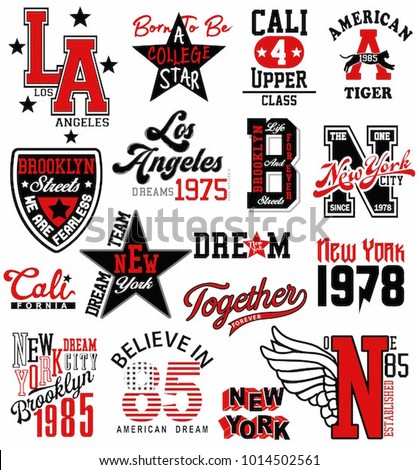 varsity graphics for t shirt
