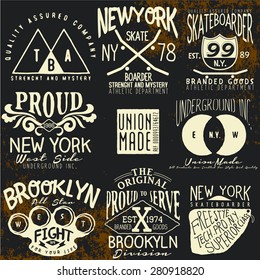 varsity graphics for t-shirt,vintage logo sets