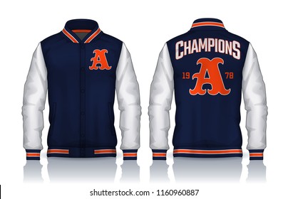 Varsity Jacket Template High Res Stock Images Shutterstock
