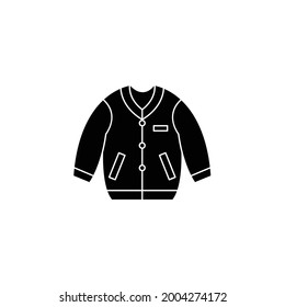 Varsity jacket icon, eps 10