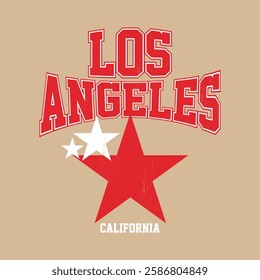 Varsity slogan design with stars