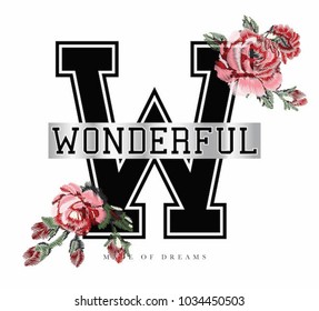 varsity slogan graphic for t shirt