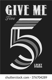varsity slogan graphic for t-shirt