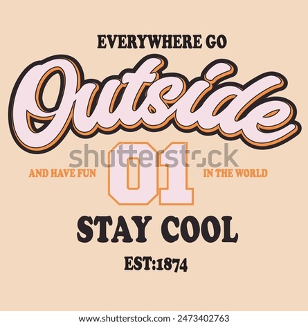varsity slogan graphic for t-shirt