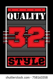 varsity sports dashed lines numbers poster