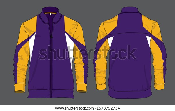 Varsity Sports Jacket Template Design Vector Stock Vector Royalty Free 1578752734