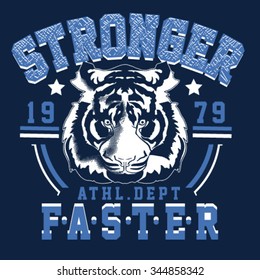 Varsity tigers graphics. Graphics print