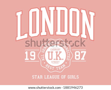 varsity typography vector illustration.Vector t-shirt graphic.