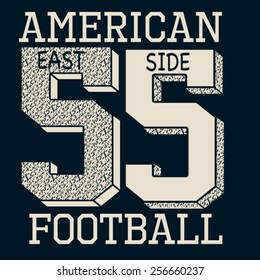 varsity vector graphic design