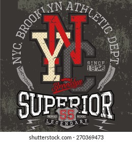 Varsity,t-shirt graphics,Vector Graphics and typography t-shirt design for apparel