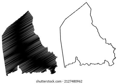 Varzea do Poco municipality (Bahia state, Municipalities of Brazil, Federative Republic of Brazil) map vector illustration, scribble sketch Varzea do Poco map