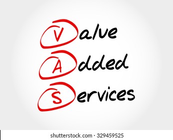 VAS - Value Added Services, Acronym Business Concept