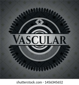 Vascular dark emblem. Retro. Vector Illustration. Detailed.