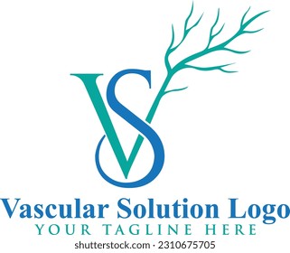 Logotipo vascular para una nueva práctica de cirugía vascular descarga vectorial gratuita