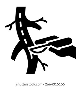 Vaskuläre Chirurgie Icon Element für Design